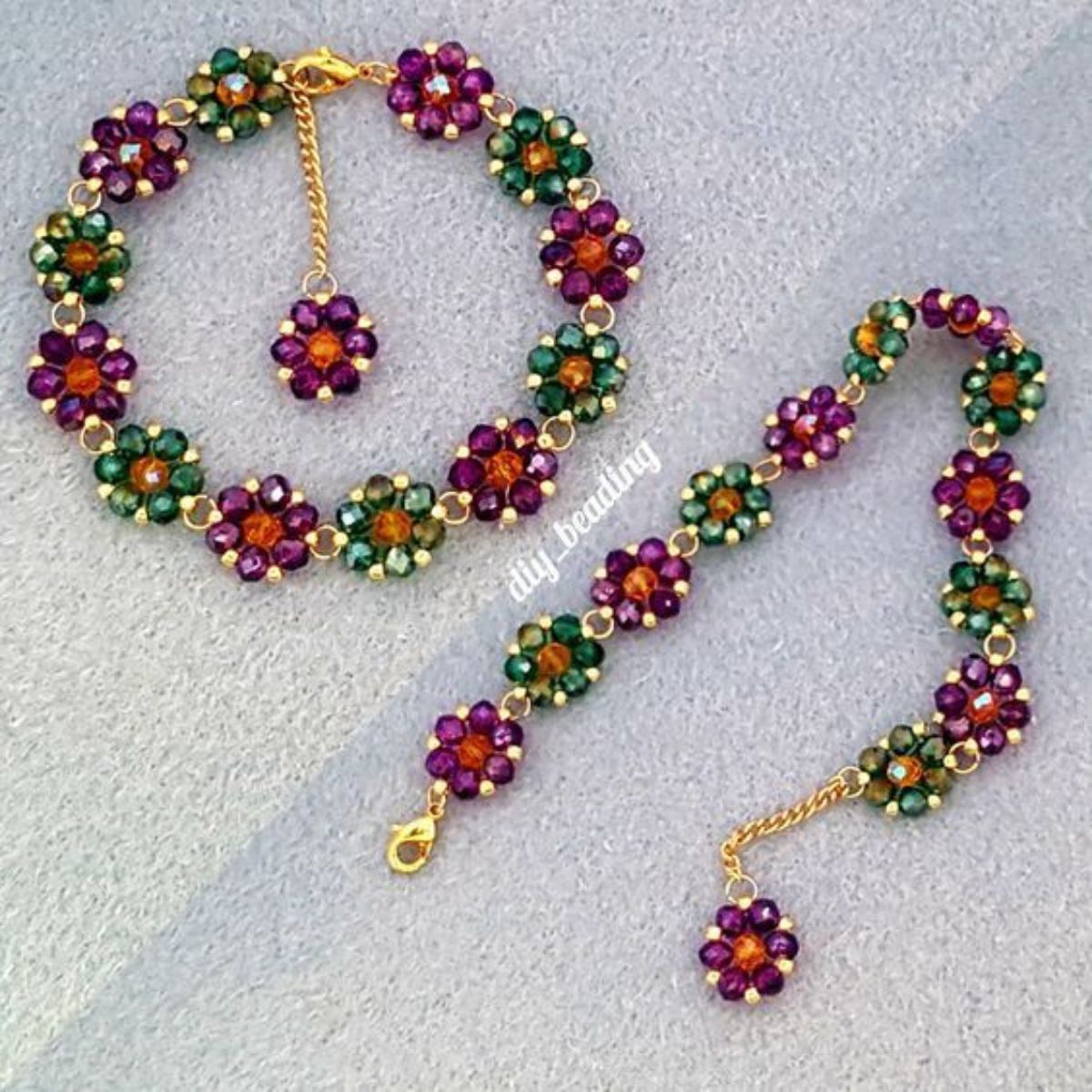 Colorful Beaded Bracelet Set