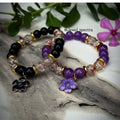 Flower Charm Multicolor Beaded Bracelets