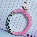 Single Charm Bracelet with Alphabet Name Design
